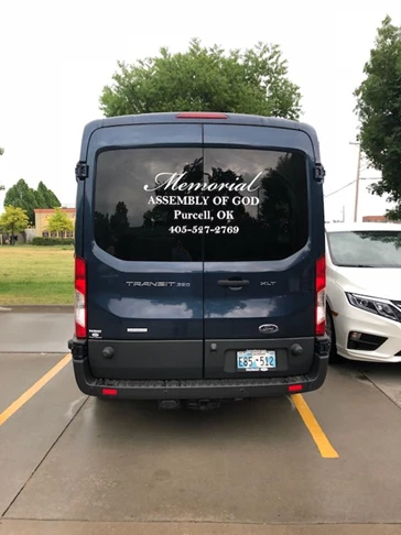 Memorial Assembly of God Vehicle Logo Graphics & Lettering